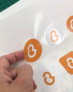 Mirrokote Kiss cut stickers